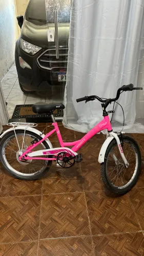 Vendo bicicleta Aro 20 feminina Rosa Apenas R$ 599,90