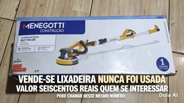 Lixadeira elétrica,girafa nunca usada