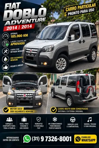 Fiat Doblo Adv/adv Tryon/locker 1.8 Flex 2014