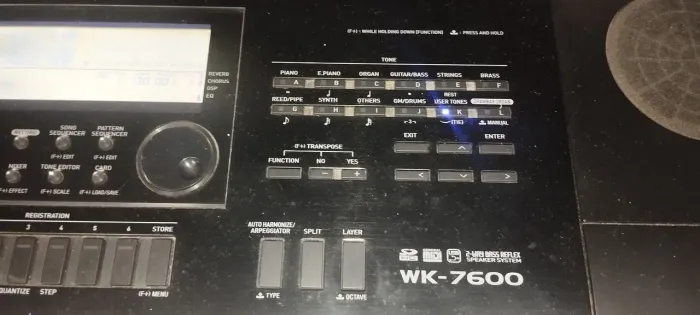Teclado Cássio wk 7600 muito novo