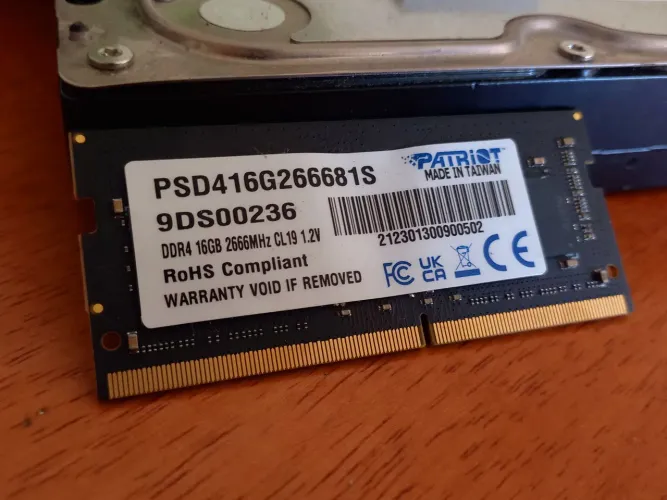 Memória RAM 16gb 2666mhz (Patriot)