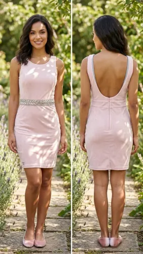 Vestido rosê