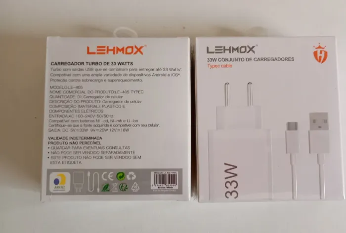 Carregador de celular turbo 33w