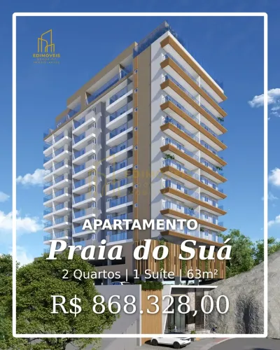 Apartamento com Vista e Lazer na Cobertura na Praia do Suá!