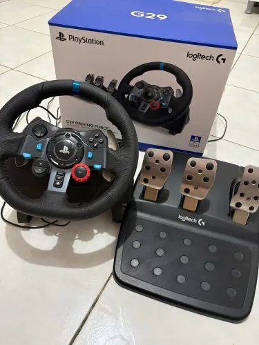 Volante Logitech G29 Driving Force Para Ps5, Ps4, Ps3 E Pc