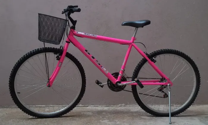 Bicicleta GTS MTB M3 Racing Feminina Aro 26 NOVA - 18 Marchas, V-Brake + Cesta