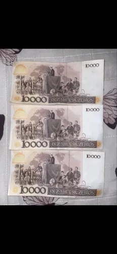 cédula colecao numismatica
