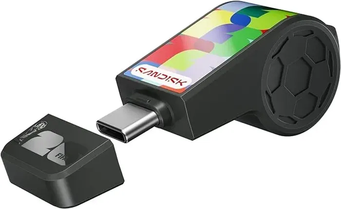 SANDISK Flash Drive USB-C de 64 GB, edição da Copa do Mundo da FIFA 2026