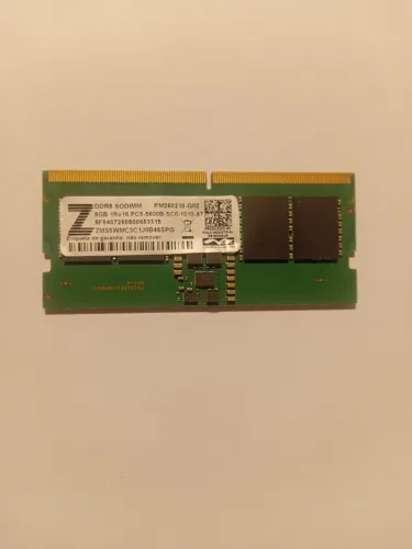 Memória RAM DDR5 de Notebook original Asus TUF 8GB - frequência 5600 - Nova