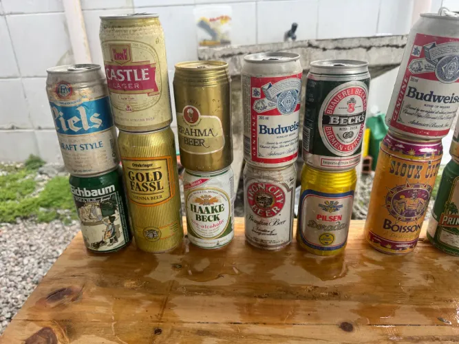 Latas de cervejas para colecionadores