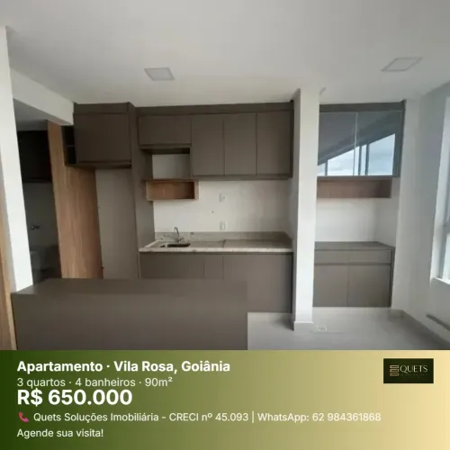 Apartamento à Venda - Vila Rosa | Goiânia - GO