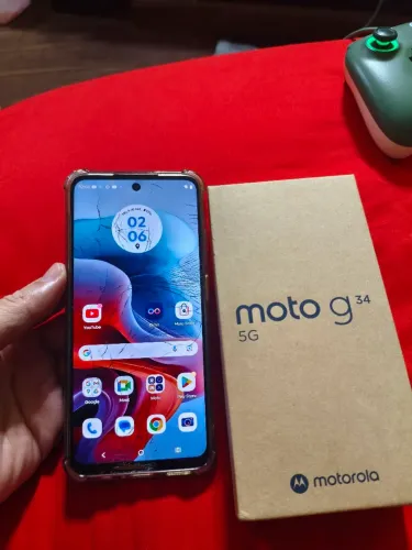 moto g34 5g completo na caixa