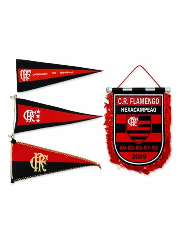 Coleção Flâmulas Flamengo 