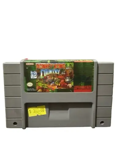 Fita cartucho super Nintendo donkey kong