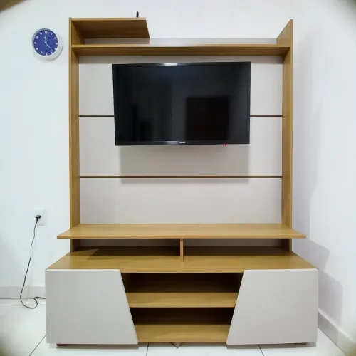 Rack com painel 