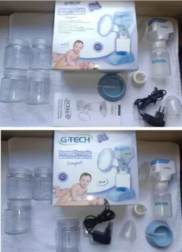 Bomba De Extração Tira Leite Materno Elétrica G-tech Bivolt whatss *