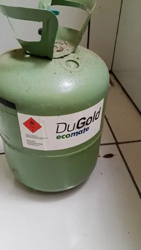 Gaz de limpeza ,pra trabalho com refrigeração profissional.garrafa nova lacrada Du gold