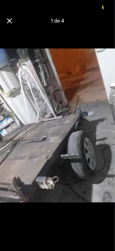 Carretinha com placa