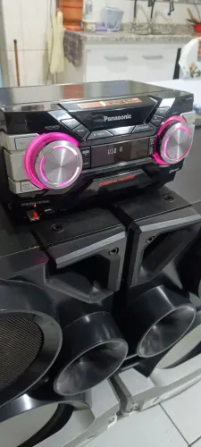 SOM PANASONIC SB-MAX 700 LBK / SUPER POTENTE !!!! TREME ATÉ AS JANELAS !!!