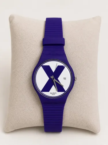 Relógio Swatch Original Roxo XX-Rated SUOV401 Raridade Novo