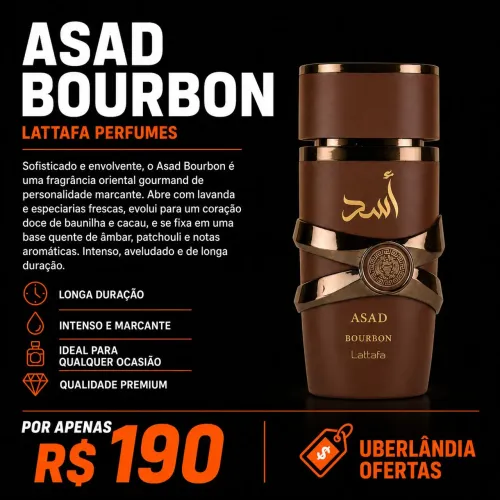 Perfume Árabe Asad Bourbon