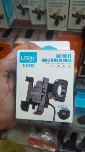 Suporte de celular para moto C carregador usb