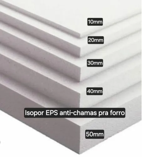 Isopor anti-chamas pra Forro, Laje, Fachada, Parede...