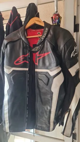 Jaqueta couro Alpinestars