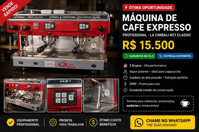 VENDER RAPIDO - MAQUINA DE CAFE EXPRESSO