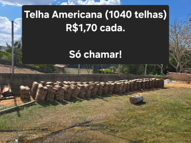 Telha Portuguesa 1040 Telhas 1,70 cada. LEIA O ANUNCIO