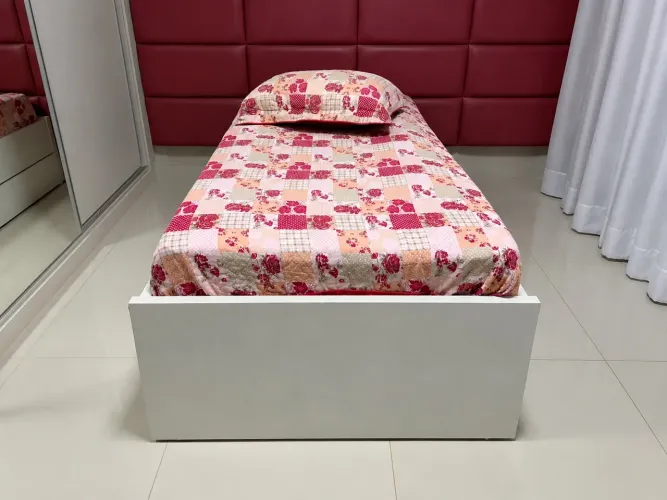 CAMA BOX DE SOLTEIRO COM CAMA AUXILIAR RETRÁTIL