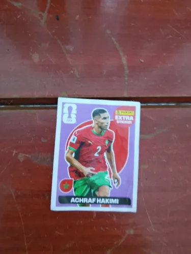 Extra sticker Achraf Hackimi world Cup 2026 em perfeito estado