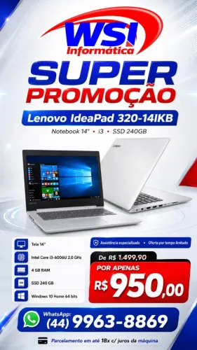 NOTEBOOK IDEALPAD LENOVO