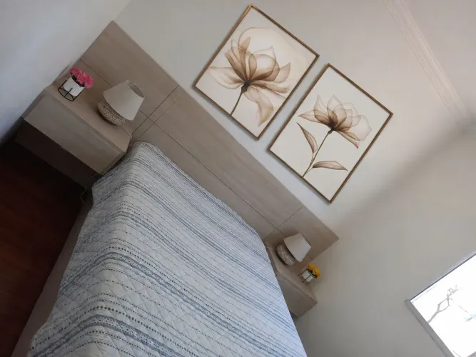 Cabeceira de cama planejada MDF