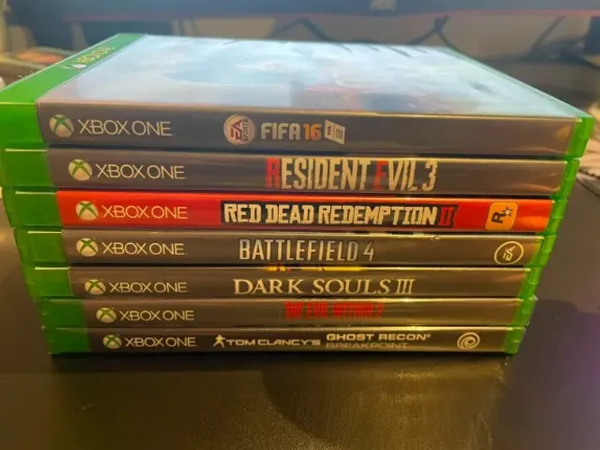 Lote de jogos XBOX ONE S/X SERIES X