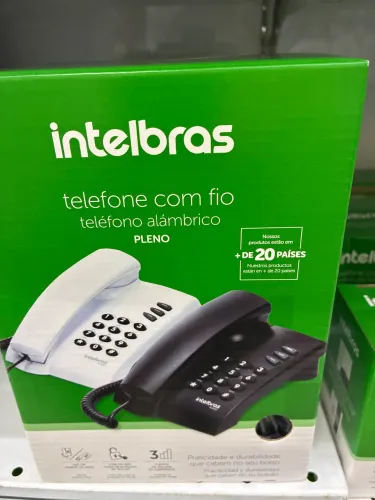 Telefone intelbras novo lacrado 
