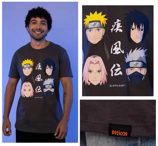 Camiseta PITICAS NARUTO