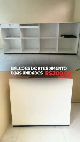 BALCÕES DE ATENDIMENTO - 2 UNIDADES