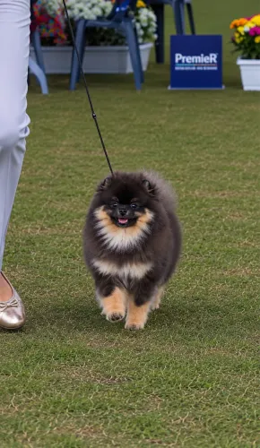 Spitz alemão - Lulu da pomerania Black and tan 