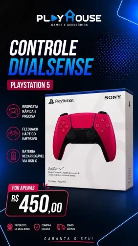 Controle PS5 Dualsense Sony original