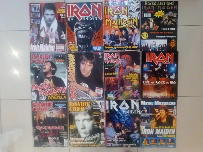 Revistas Iron Maiden 40 reais cada