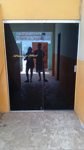 Porta deslizante de vidro