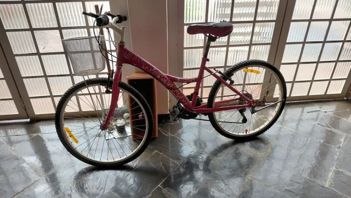 Bicicleta tito rosa aro 24 21 marchas