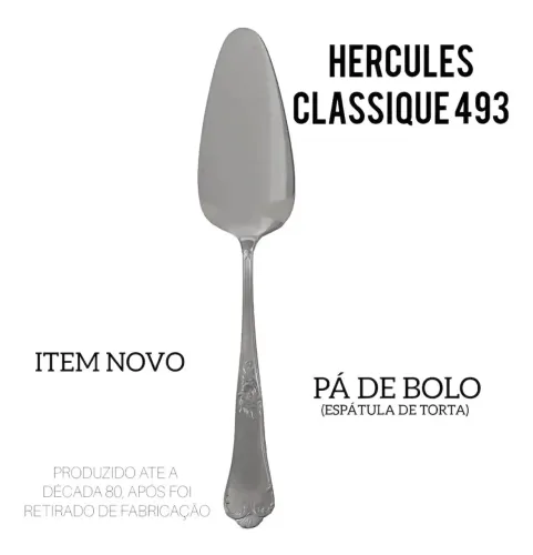 ESPÁTULA DE BOLO VINTAGE - RARIDADE DÉCADA 60 - CLASSIC 493 HÉRCULES INOX