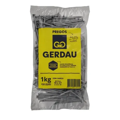 Prego com Cabeça Gerdau