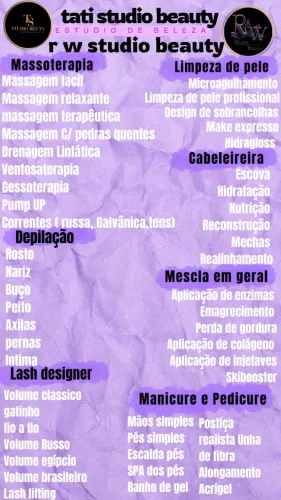Studio de beleza 