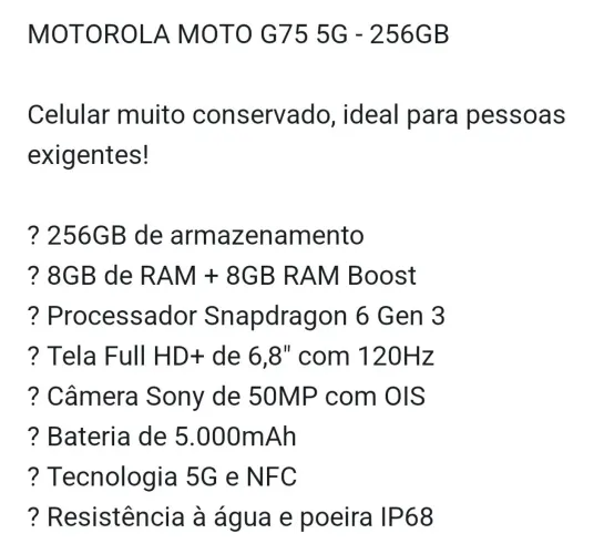Moto g75 5g