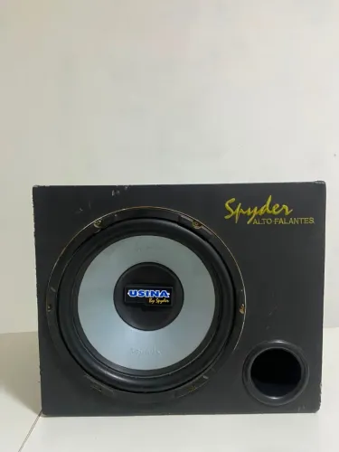 Subwoofer Spyder 10' em Caixa Dutada  Grave Potente