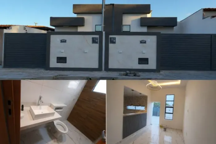 Casa no bairro das industrias com 2 quartos - Ótimo acabamento