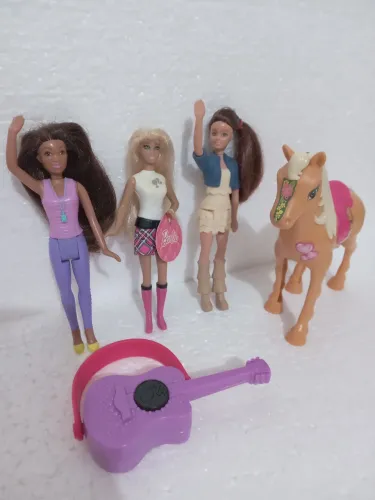 Miniaturas originais da boneca barbie-mattel 